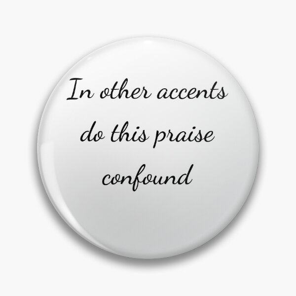 Item preview, “In other accents do this praise confound” - handwriting black designed and sold by ariksworld.