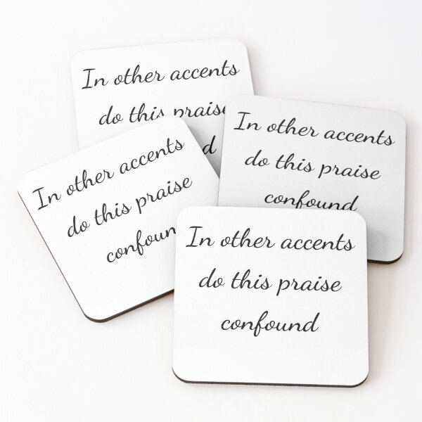 Item preview, “In other accents do this praise confound” - handwriting black designed and sold by ariksworld.