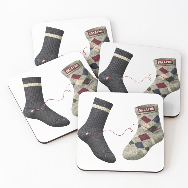 Item preview, Still A Pair – Mismatched Socks Relationship Graphic designed and sold by Concrete Coffee Studio.