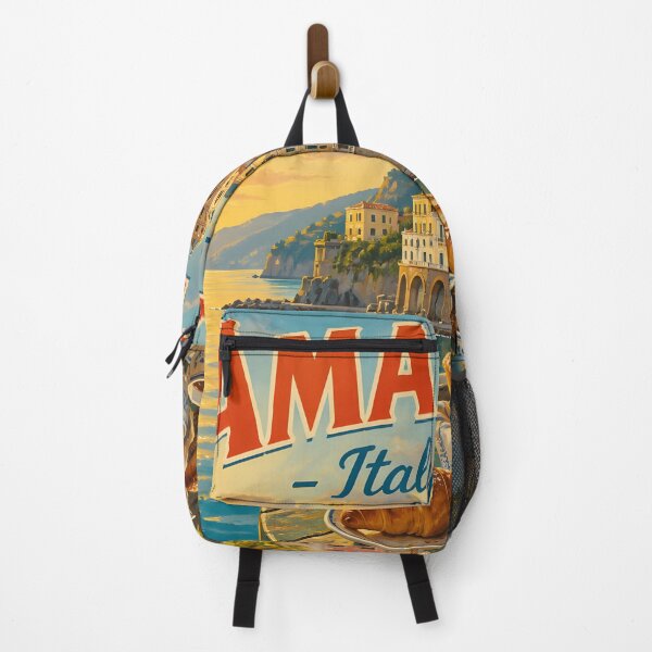 Item preview, Amalfi, Italy: Scenic-Style Painterly Travel Poster designed and sold by LSVart.