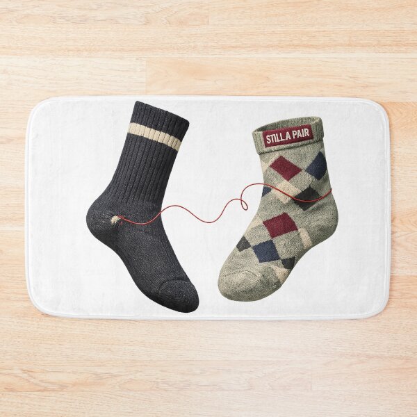 Item preview, Still A Pair – Mismatched Socks Relationship Graphic designed and sold by Concrete Coffee Studio.