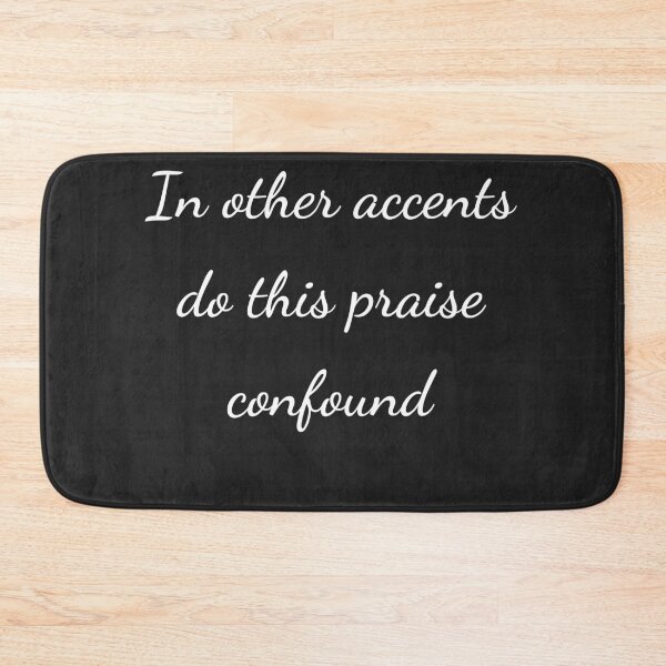 Item preview, “In other accents do this praise confound” - handwriting white designed and sold by ariksworld.