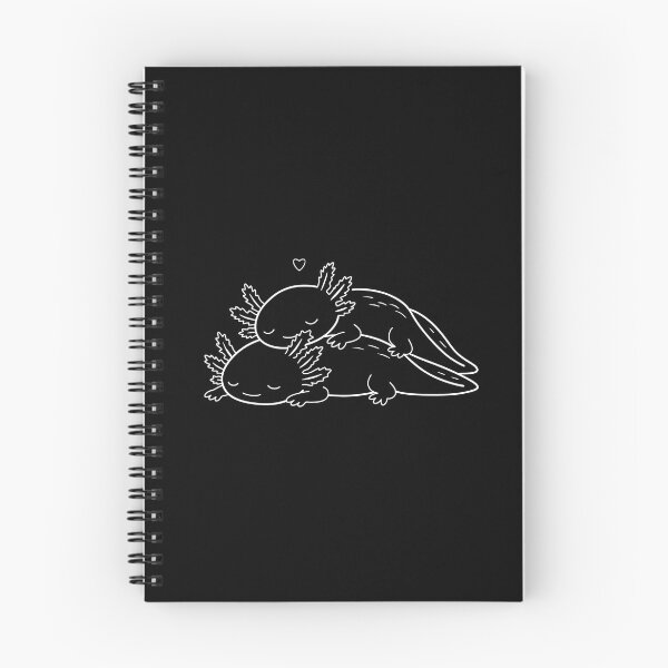Item preview, Cute axolotls napping designed and sold by GraphicWorlds.
