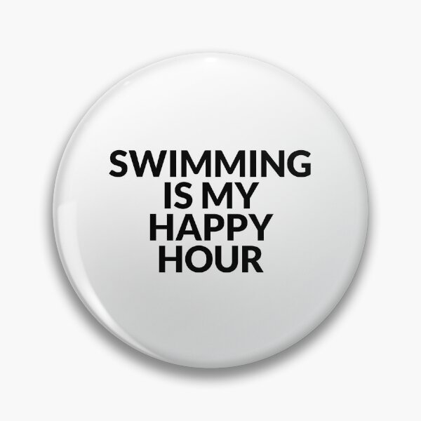 Item preview, Swimming Is My Happy Hour  designed and sold by Inspirationmotivation.