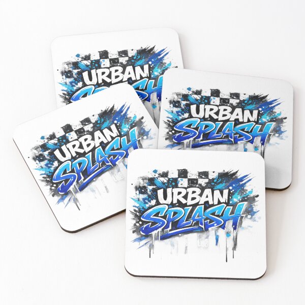 Item preview, Urban Splash: Blue Edition – Bold Graffiti Art Inspired by City Lights designed and sold by MaryvonLogg.