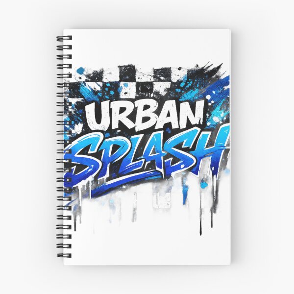 Item preview, Urban Splash: Blue Edition – Bold Graffiti Art Inspired by City Lights designed and sold by MaryvonLogg.