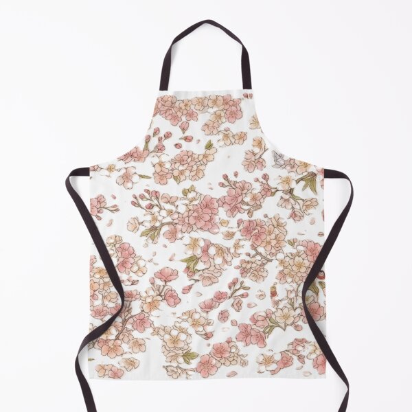 Item preview, Delicate Cherry Blossoms Pattern - Hand-Drawn Japanese Sakura Illustration designed and sold by Kokeshidreams.
