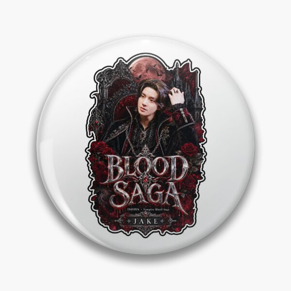 Item preview, Jake ENHYPEN Blood Saga Gothic Crimson Moon Fanmade Poster designed and sold by Valeree Store.