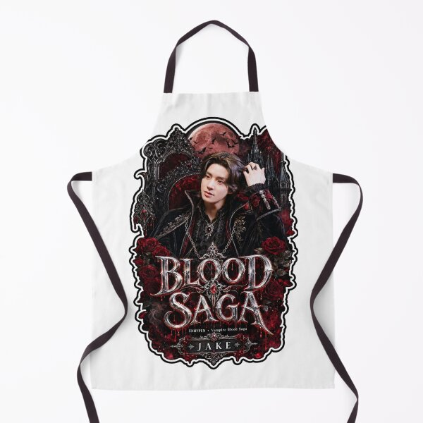 Item preview, Jake ENHYPEN Blood Saga Gothic Crimson Moon Fanmade Poster designed and sold by Valeree Store.