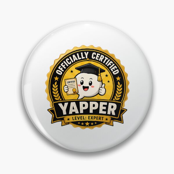 Item preview, Certified Yapper designed and sold by alexusarena.