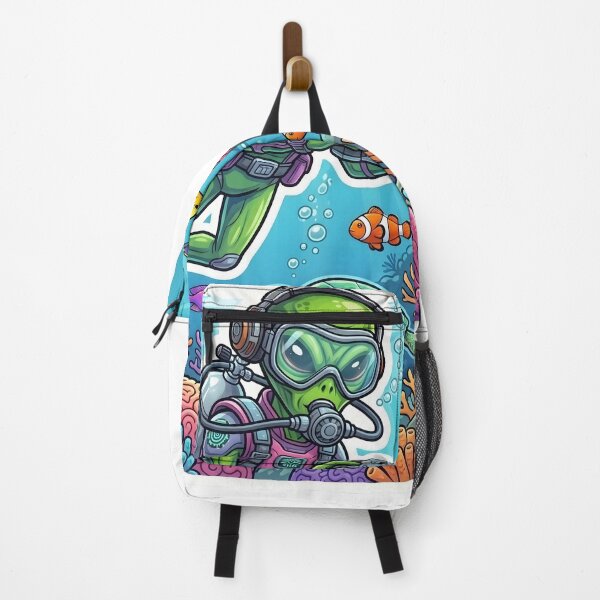 Item preview, DLBG i6 - Cute Alien Scuba Diver Underwater Explorer designed and sold by DLBG-STORE.