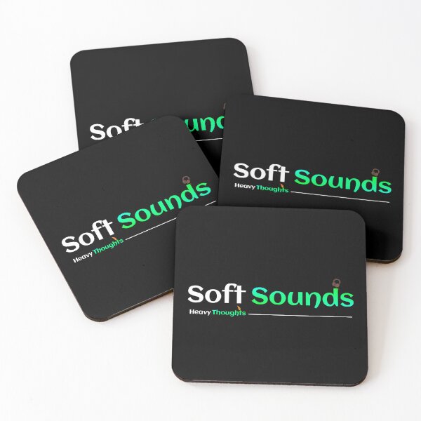 Item preview, Soft Sounds. Heavy Thoughts. designed and sold by TheFineShirt.