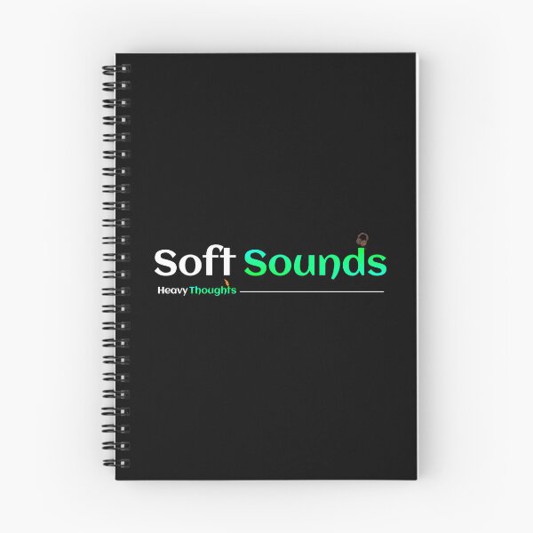 Item preview, Soft Sounds. Heavy Thoughts. designed and sold by TheFineShirt.