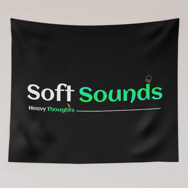 Item preview, Soft Sounds. Heavy Thoughts. designed and sold by TheFineShirt.