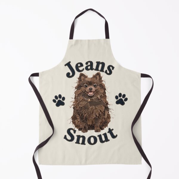 Item preview, Brown Spitz / Pomeranian Denim Patch Art designed and sold by JeanSnout.