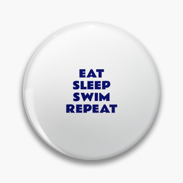 Item preview, Funny swimmer - Eat sleep swim repeat designed and sold by Inspirationmotivation.