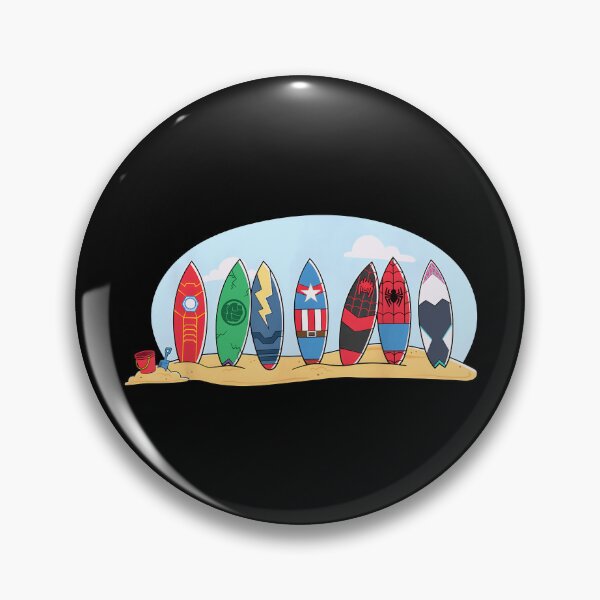 Item preview, Hero Team Web Slinger Surfboards Summer Beach Vacation designed and sold by banhstudio.