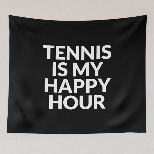 Item preview, Tennis Is My Happy Hour designed and sold by Inspirationmotivation.
