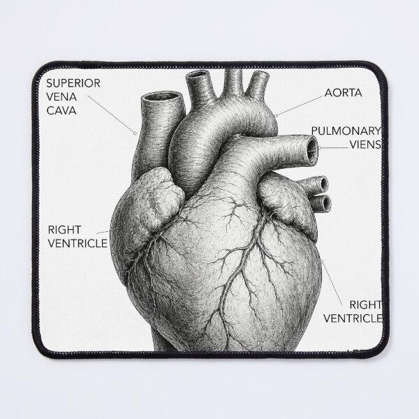 Item preview, ANATOMY | Human Heart Scientific Illustration Graphic designed and sold by CreativeCook.