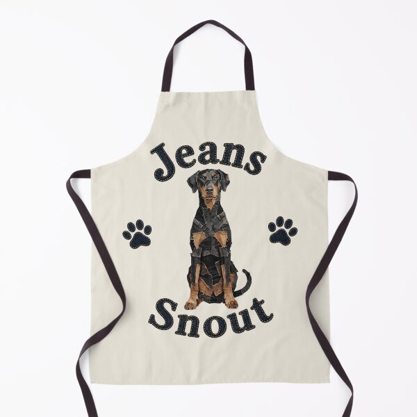 Item preview, Black Doberman Pinscher Denim Patch Art designed and sold by JeanSnout.