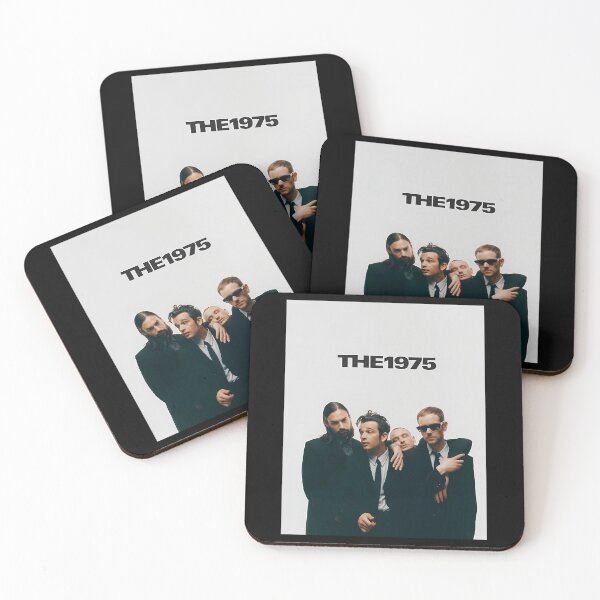 Item preview, Four Band Members Black Suits Portrait designed and sold by RollinHagenes.
