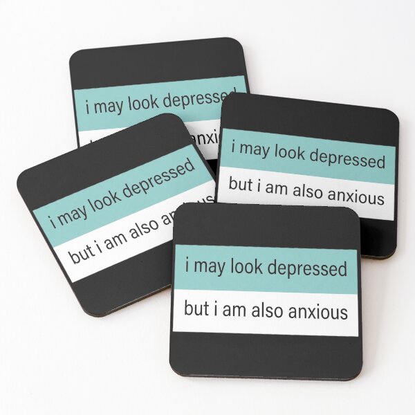 Item preview, Depressed and anxious designed and sold by vrbkaurmanx12.