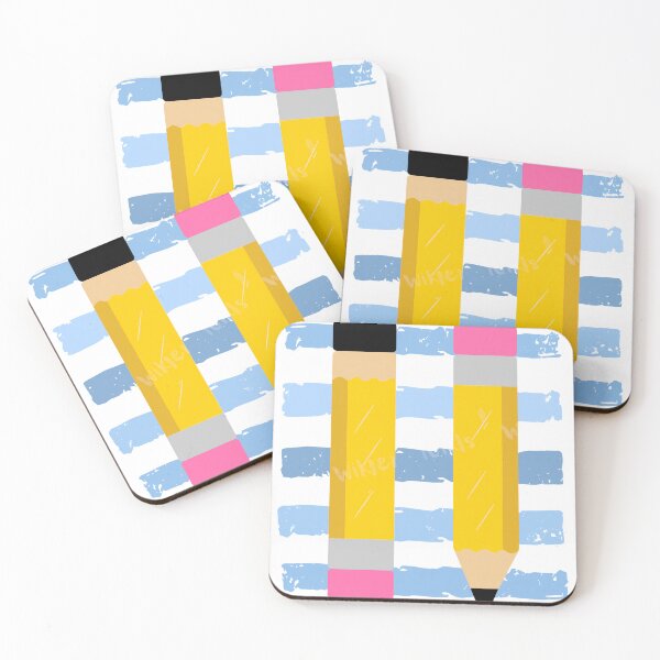 Item preview, Pencil and Eraser School Supplies designed and sold by EALETAR.