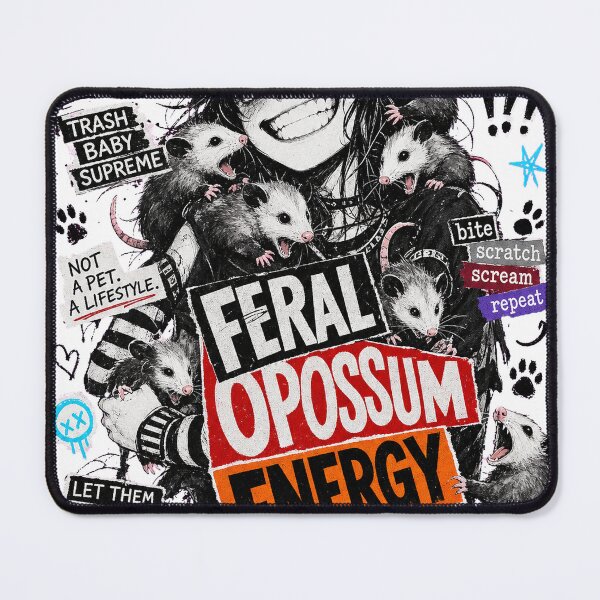 Item preview, Feral Opossum Energy Funny Teen Meme Shirt designed and sold by KIDEnia.