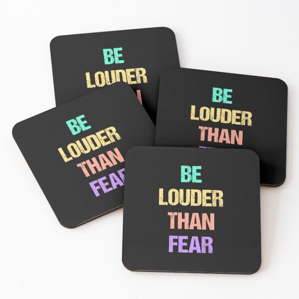 Item preview, Be louder than fear designed and sold by GraphicWorlds.
