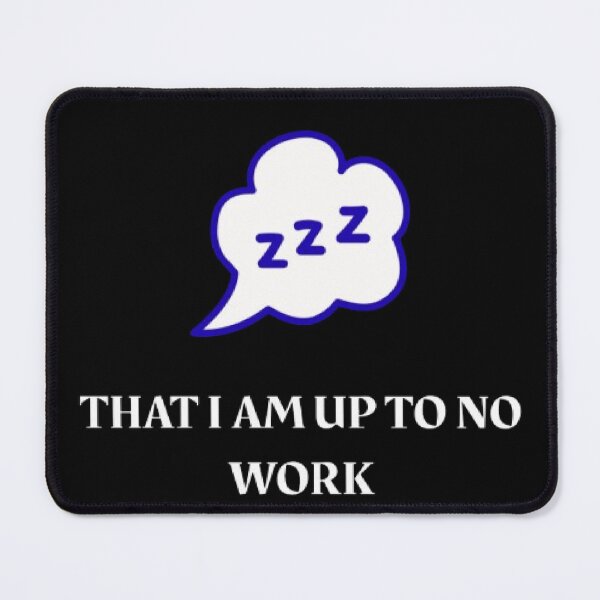 Item preview, I Solemnly Swear That I Am Up To No Work Funny Parody designed and sold by Mircea786.