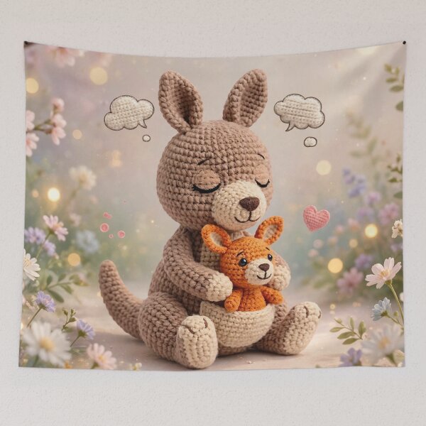 Item preview, Kangaroo Mother and Joey designed and sold by Pure Craft.