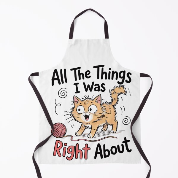 Item preview, All The Things I Was Right About Funny Orange Cat Playing With Yarn classic t-shirt designed and sold by pawsome purrfect.