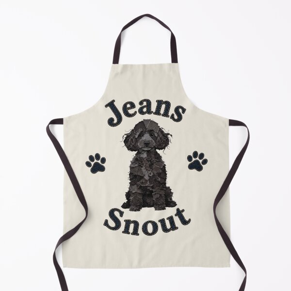 Item preview, Black Poodle Denim Patch Art designed and sold by JeanSnout.