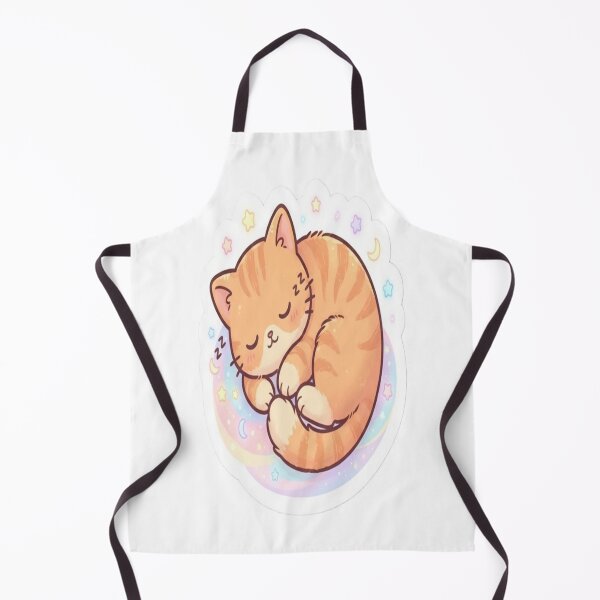 Item preview, Cute Sleeping Orange Tabby Cat | Kawaii Cat Sticker designed and sold by AdityaShop18.