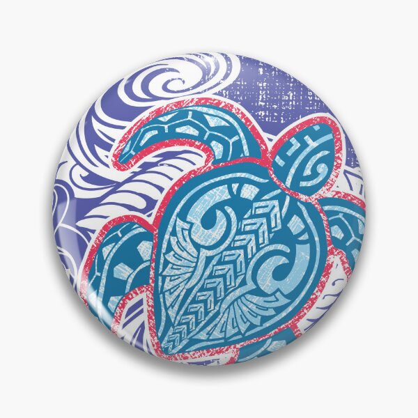 Item preview, Tribal Honu Sea Turtle - Pacific Block Print Graphic designed and sold by sunnthreads.
