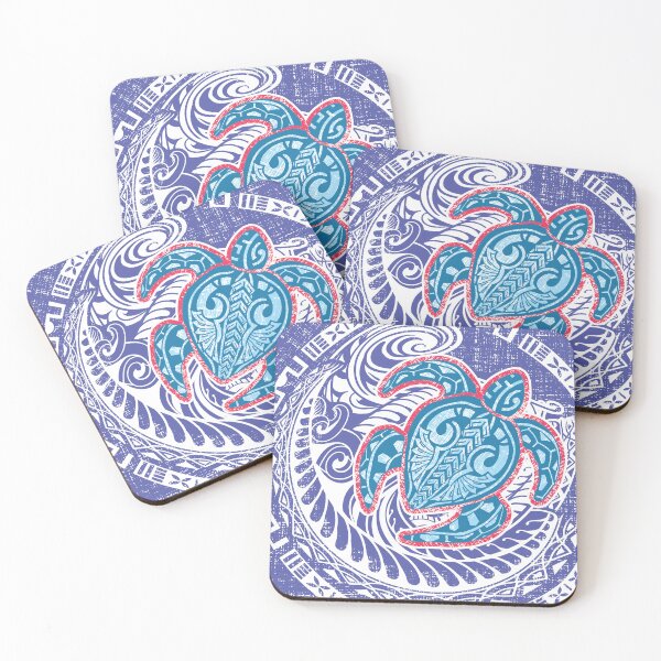 Item preview, Tribal Honu Sea Turtle - Pacific Block Print Graphic designed and sold by sunnthreads.