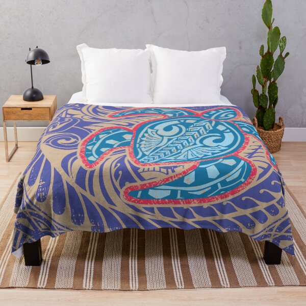 Item preview, Tribal Honu Sea Turtle - Pacific Block Print Graphic designed and sold by sunnthreads.