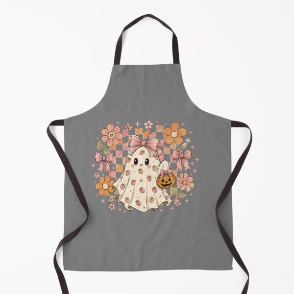 Item preview, Strawberry Ghost Coquette Pink Groovy Floral Checkered Halloween Design designed and sold by Yellowriversss.