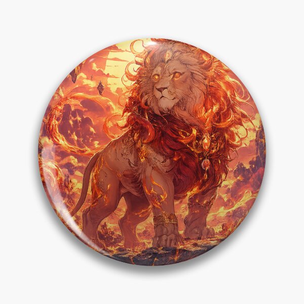 Item preview, Sunset Lion Spirit of Fire designed and sold by AuudiVasustudio.