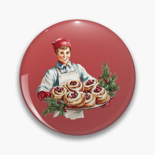 Item preview, Baker with Festive Pastries designed and sold by toKencrong.