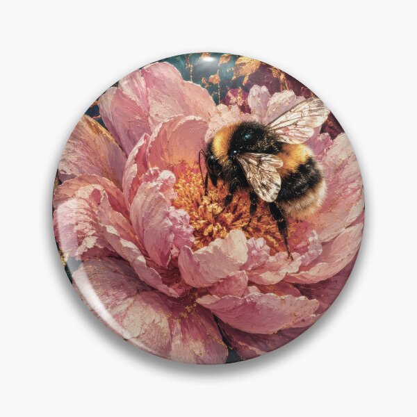 Item preview, Bumble Bee Peony designed and sold by Tau Tia L Douglass.