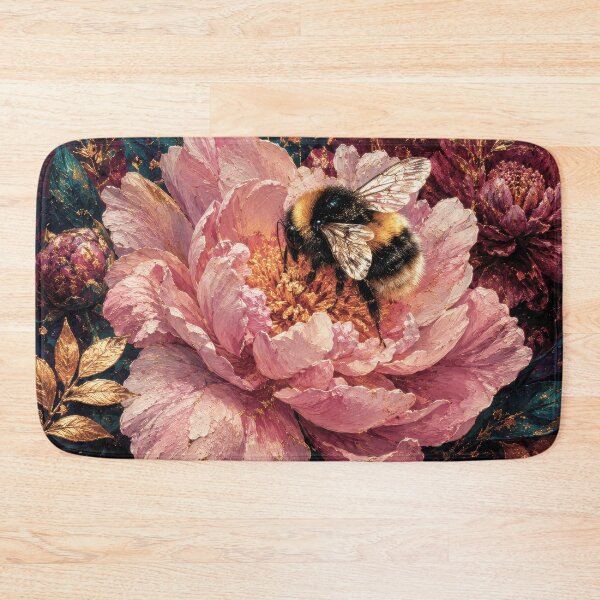 Item preview, Bumble Bee Peony designed and sold by Tau Tia L Douglass.