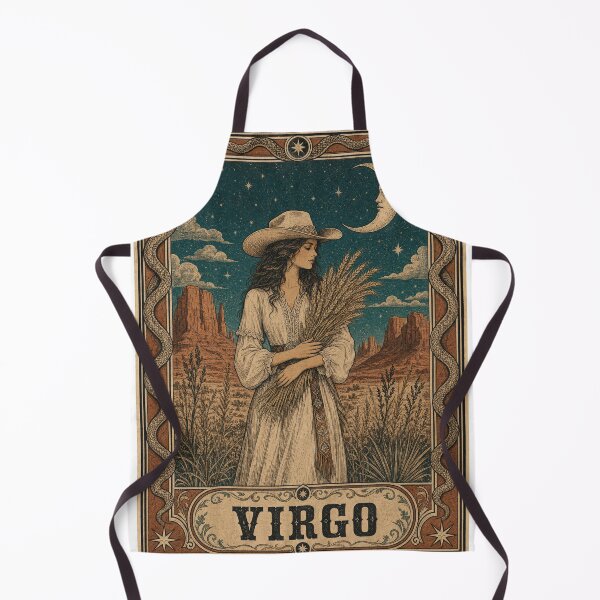 Item preview, Virgo – Celestial Maiden Vintage Zodiac Tarot Design designed and sold by Arrow2025.