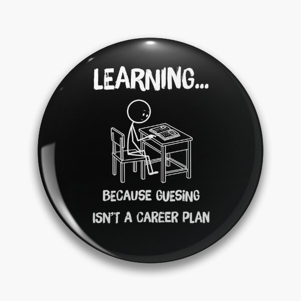 Item preview, Learning Because Guessing Isn't A Career designed and sold by Aki and Akiro.