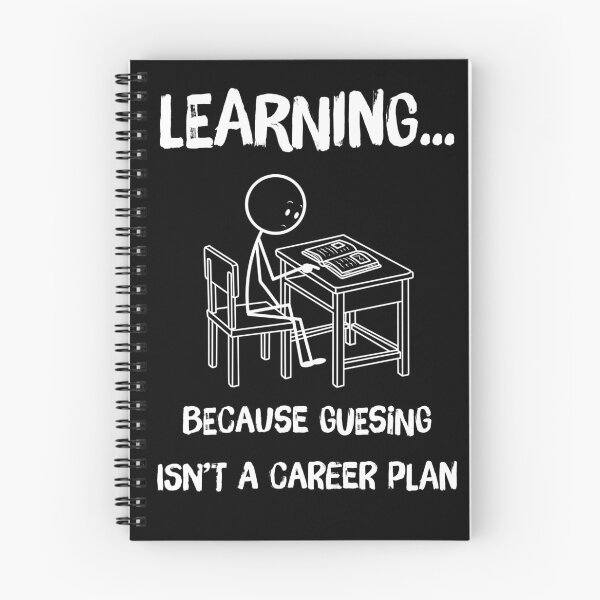 Item preview, Learning Because Guessing Isn't A Career designed and sold by Aki and Akiro.