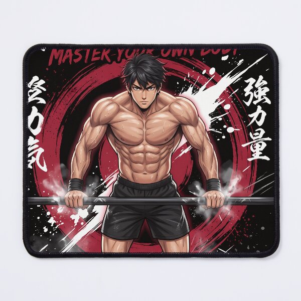 Item preview, Muscle-Up Anime Calisthenics Motivation designed and sold by Bloxxxdesign.
