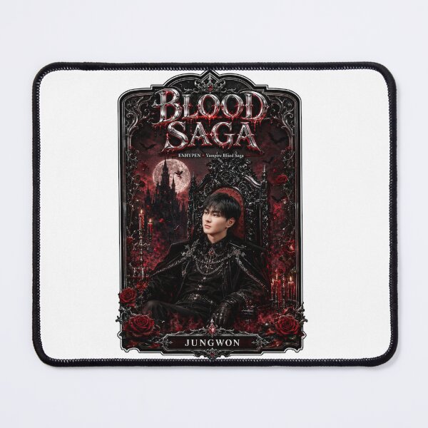 Item preview, Fanmade Jungwon ENHYPEN Blood Saga Tour Crimson Graphic Merch designed and sold by Valeree Store.
