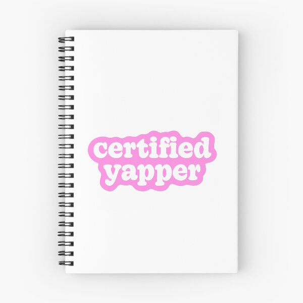 Item preview, Certified Yapper Pink Sticker designed and sold by alexusarena.