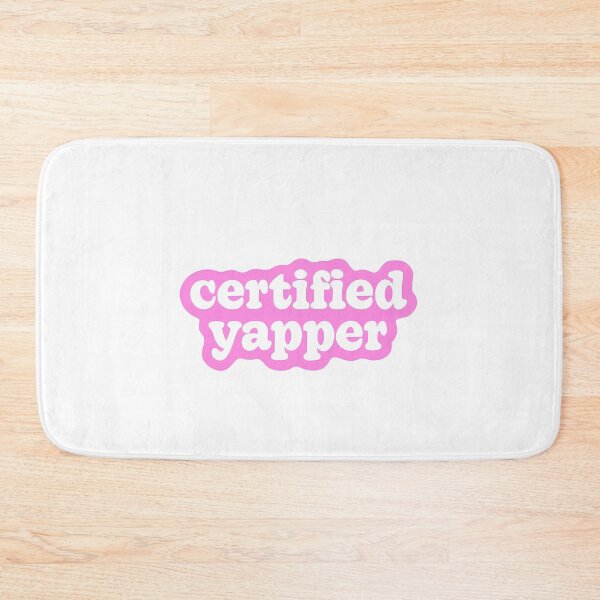 Item preview, Certified Yapper Pink Sticker designed and sold by alexusarena.