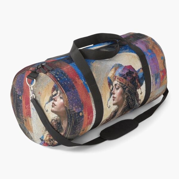 Item preview, Female minstrel troubadour painting. designed and sold by GalleryKauffeld.